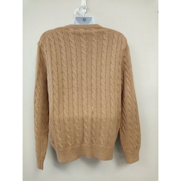 NWT J. Crew Men's Brown Crewneck Sweater Size XL - Picture 2 of 5